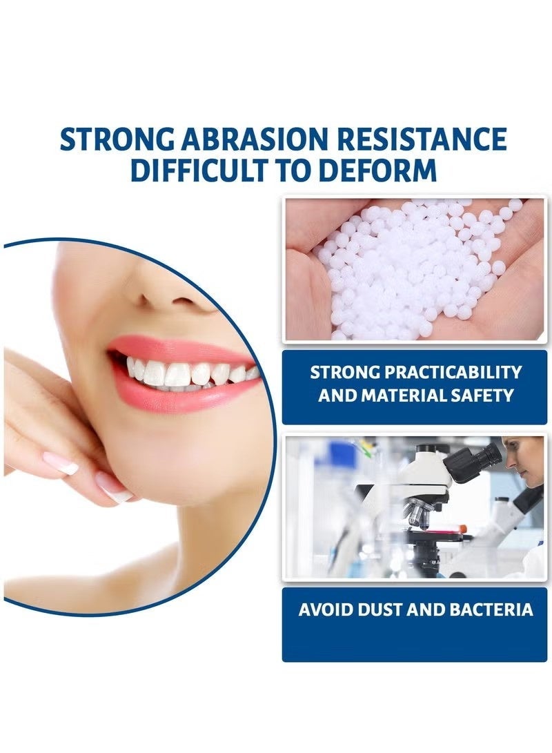 إيلهو طقم إصلاح الأسنان الاصطناعية بالتشكيل الحراري، حبيبات إصلاح الأسنان للأسنان المفقودة والمكسورة، طقم إصلاح حشوات الأسنان المؤقتة - Image 3